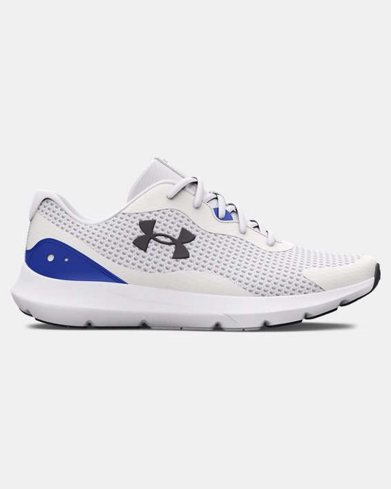 Men's UA Surge 3 Running Shoes in White image number 0
